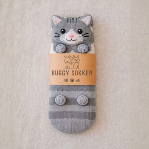  Chaussettes MOVALINE pour femmes et hommes – Adorables chats et chiens – Taille unique unisexe