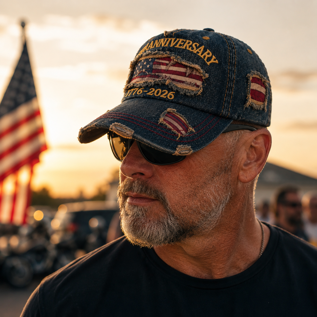 250th Anniversary Patriotic Denim Hat