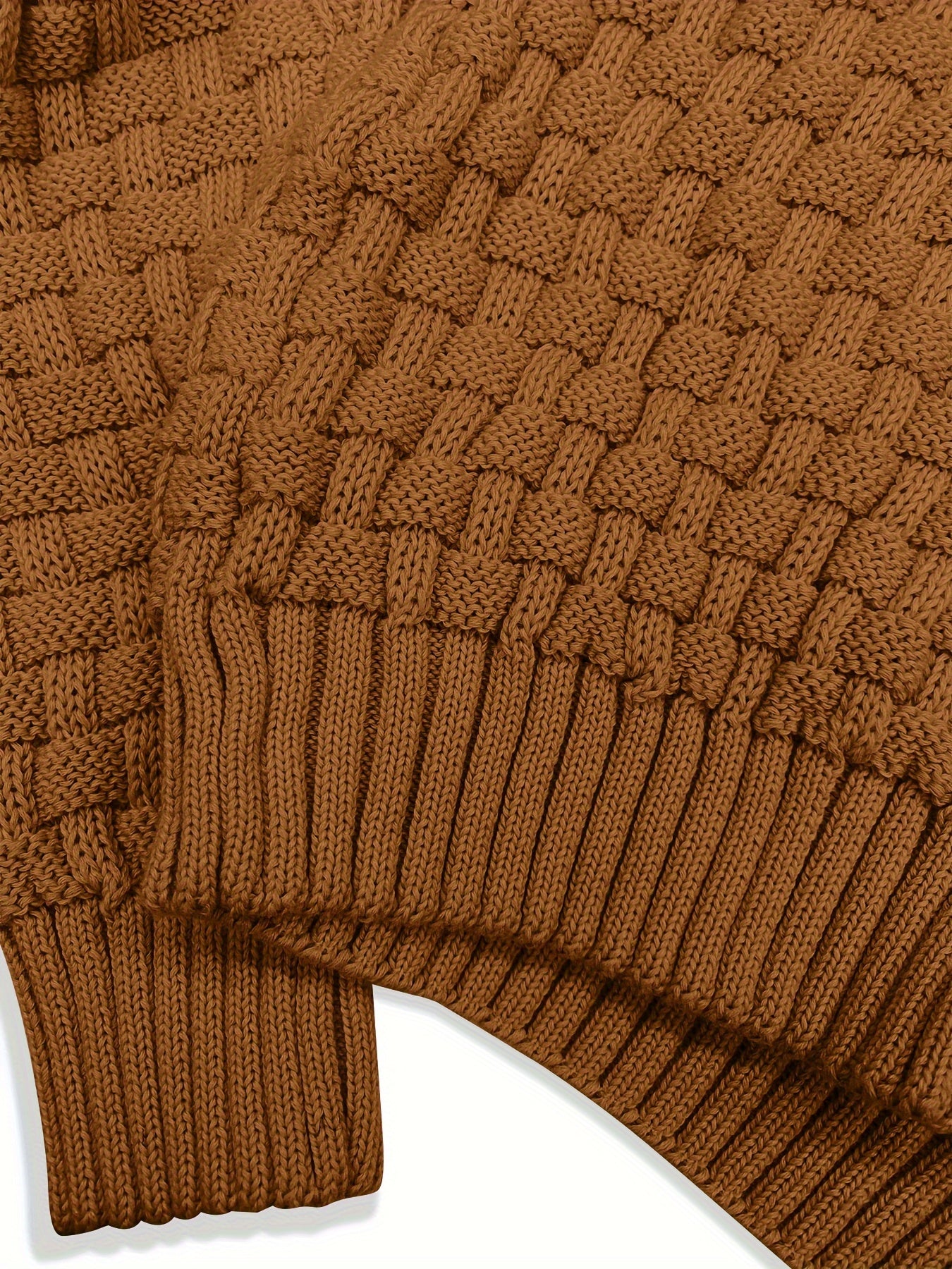 Textured Shawl-Collar Sweater