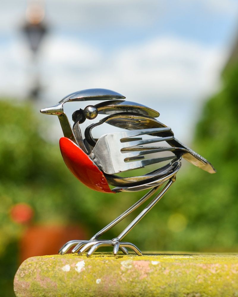 'Chester' The Robin Scrap Metal Art Sculpture