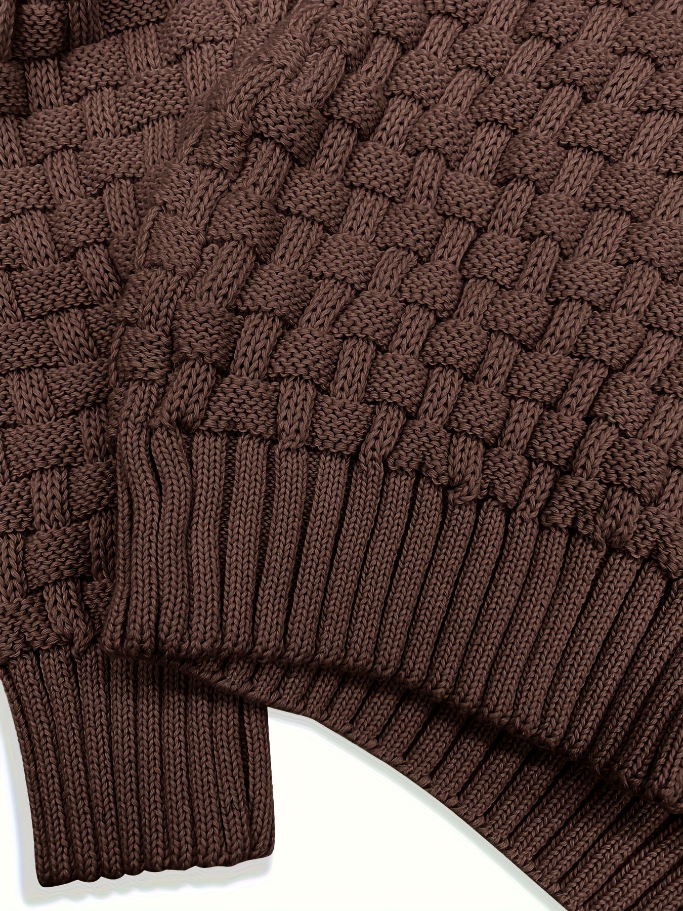 Textured Shawl-Collar Sweater