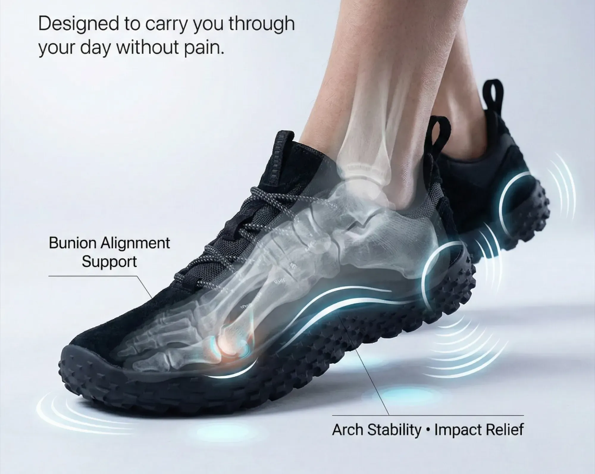 TerraFlex OrthoPro shoe support design