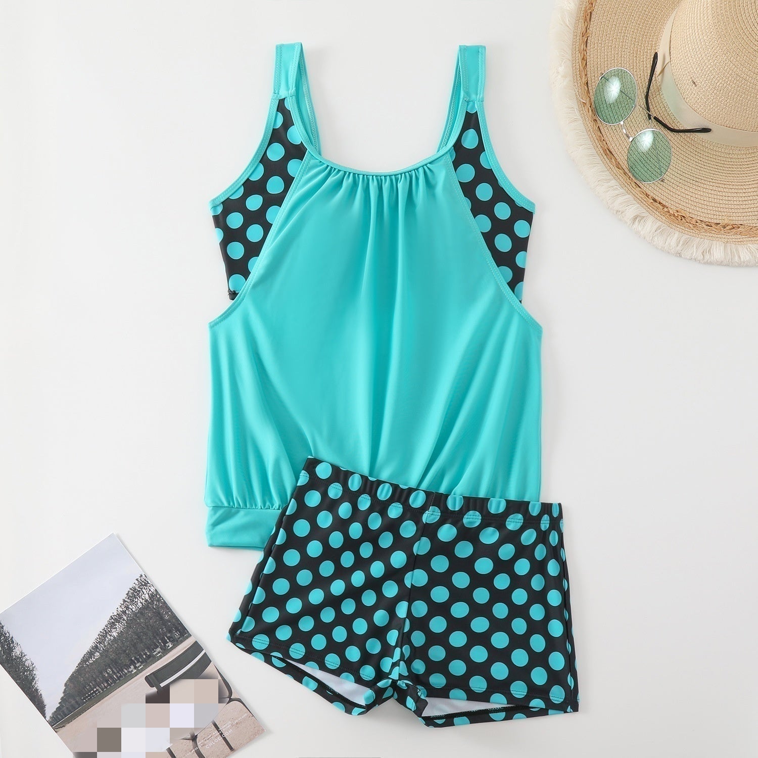 🌊Women's two-piece swimsuit with dots👙