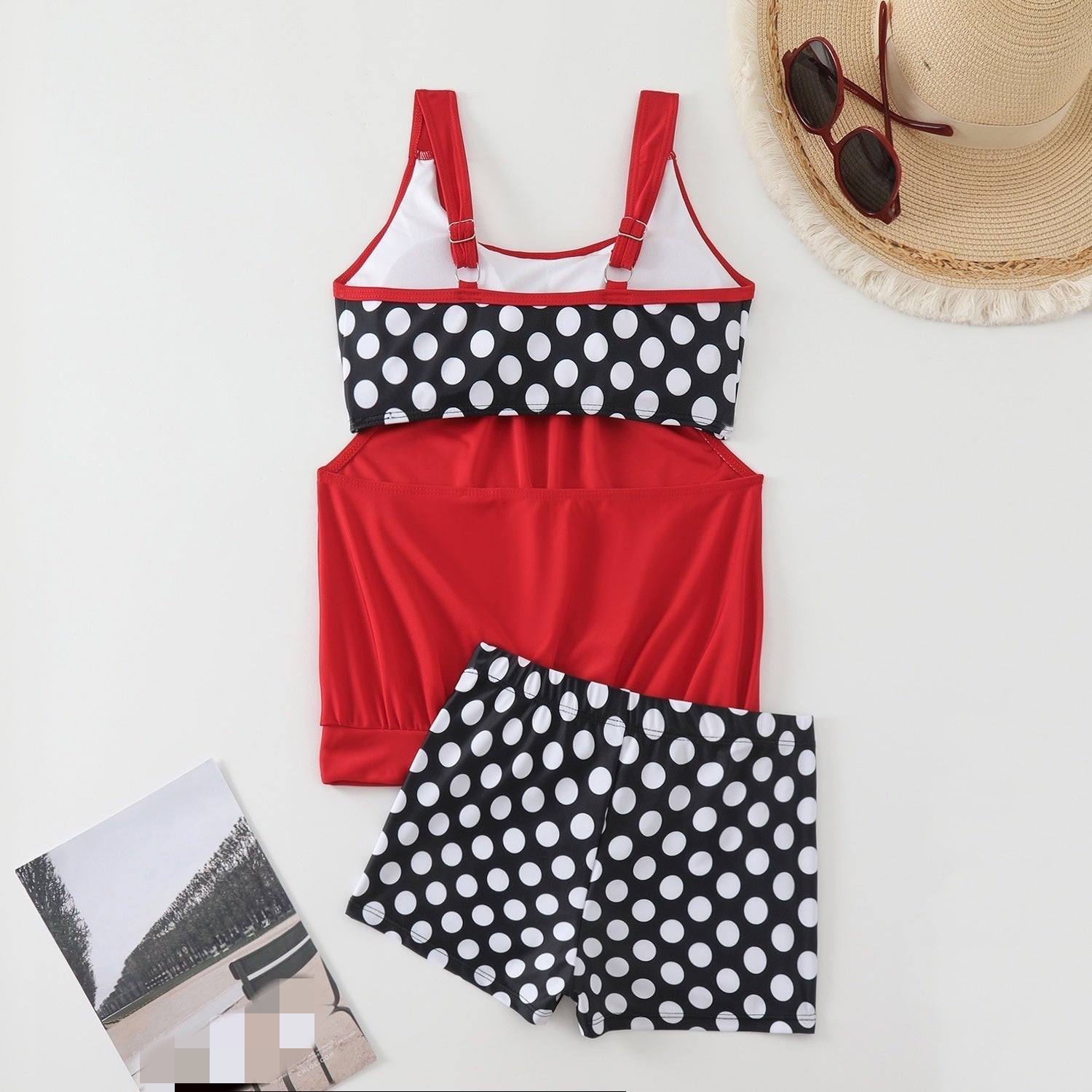 🌊Women's two-piece swimsuit with dots👙