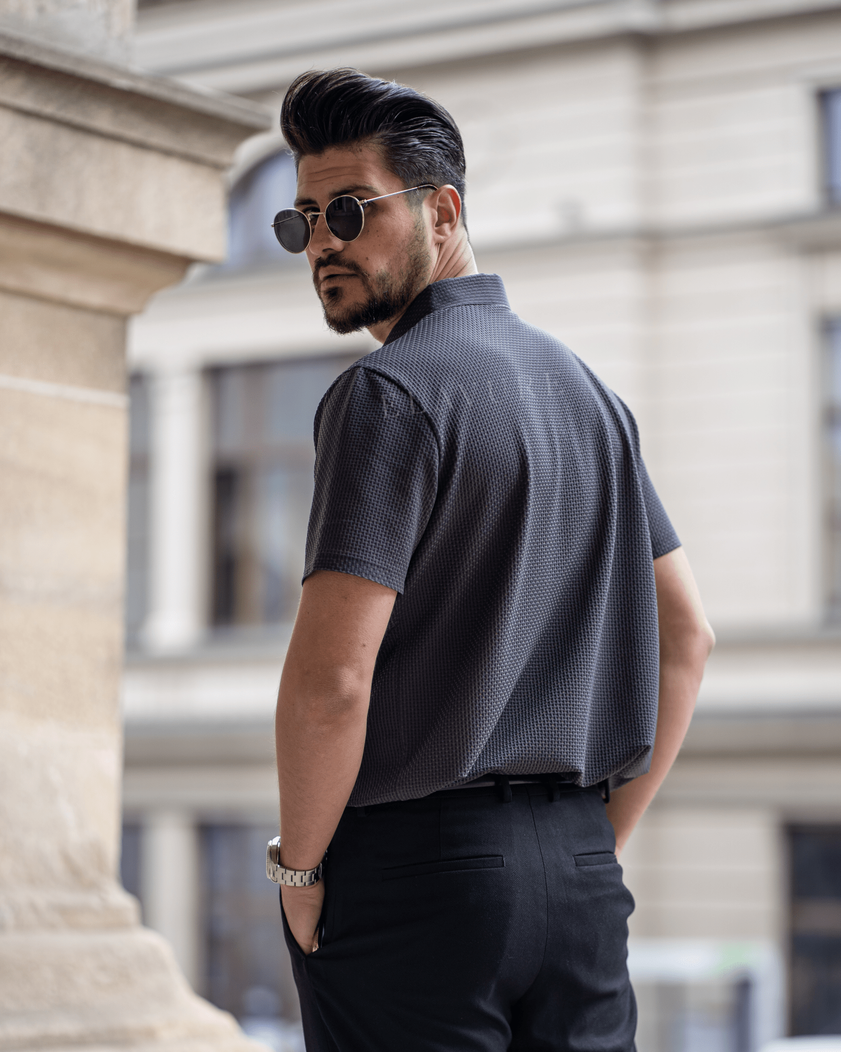 Men's premium polo shirt with timeless style