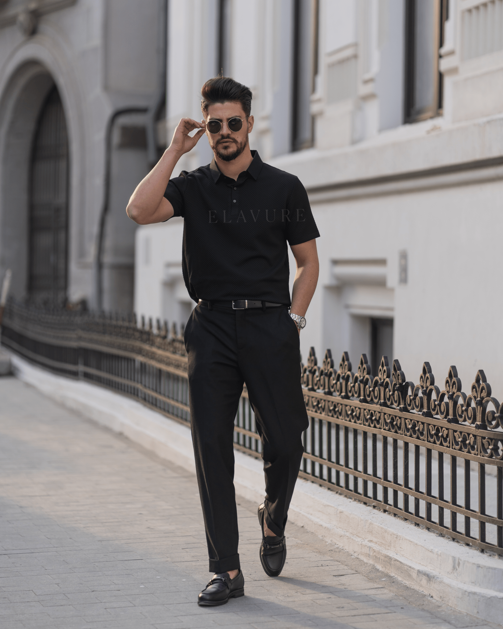 Men's premium polo shirt with timeless style