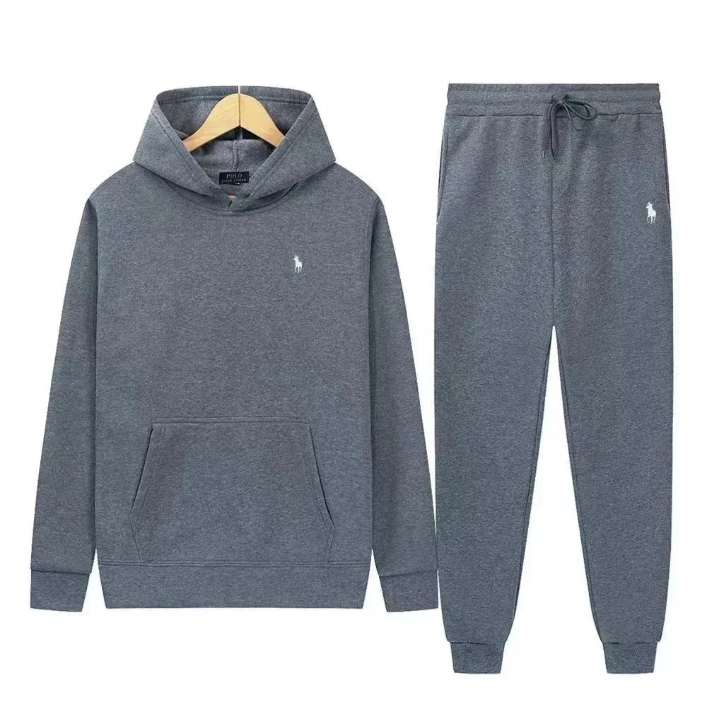 Casual hooded jacket set