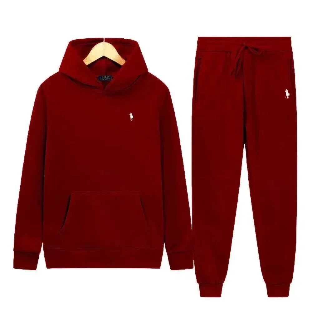 Casual hooded jacket set