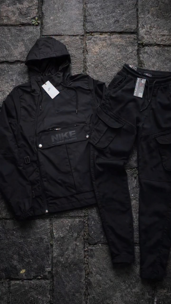 Water-Repellent & Windproof Set + T-Shirt & Shorts Set
