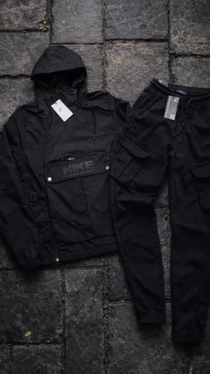 Water-Repellent & Windproof Set + T-Shirt & Shorts Set