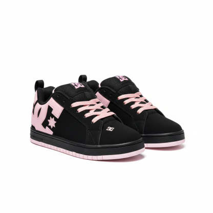 PINK AND BLACK SHOES