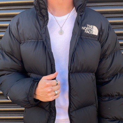 Matte Black Puffer Jacket