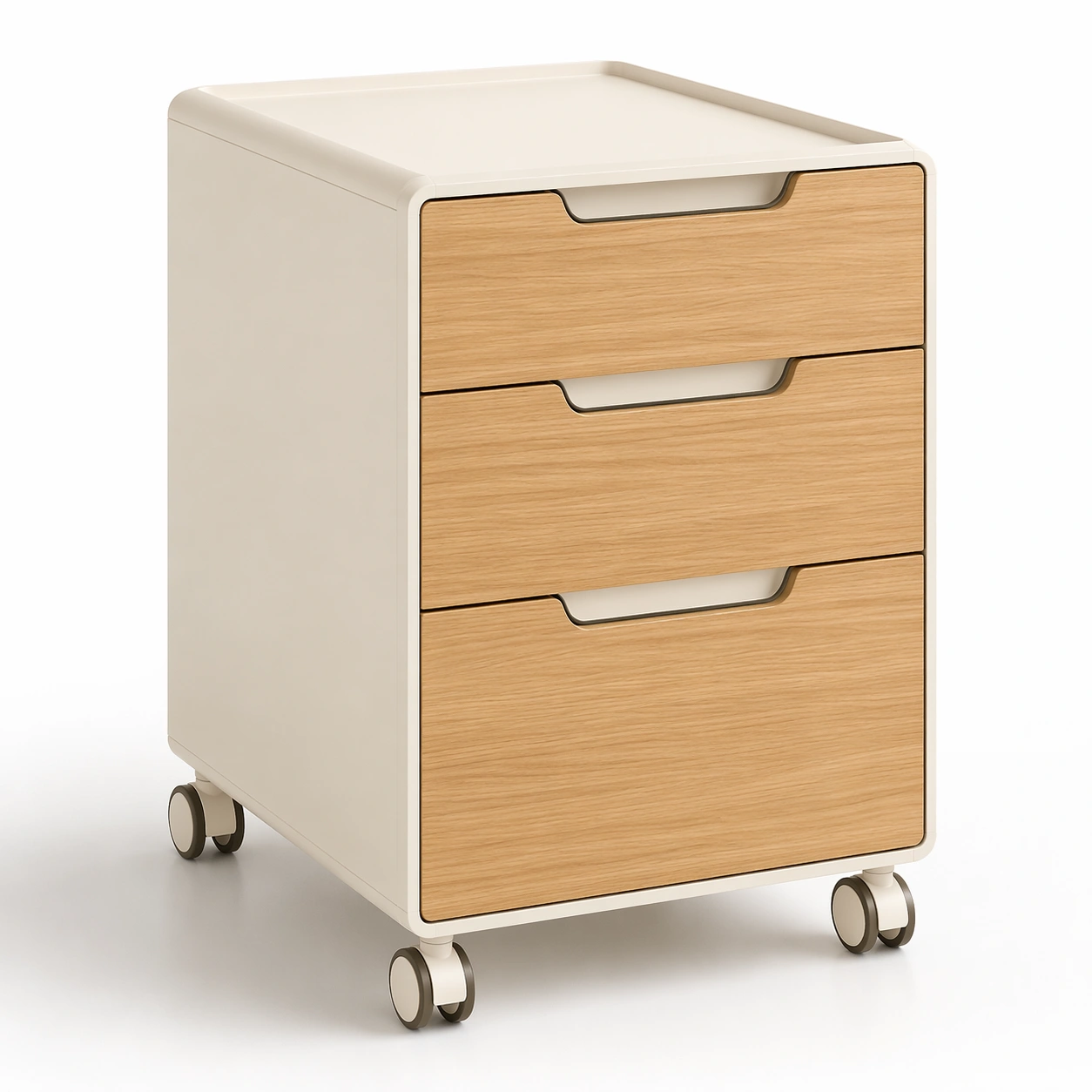 luxverano Rollcontainer Minimalistisch mit Schubladen-Feronaa