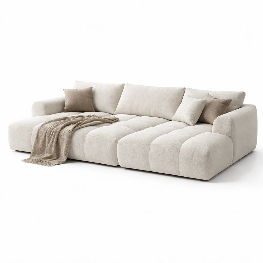 luxverano Sofa Modular Gross mit Weicher Polsterung-Feronaa