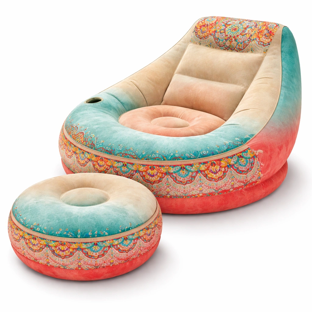 Loungesessel Set Bunt-Ivellor