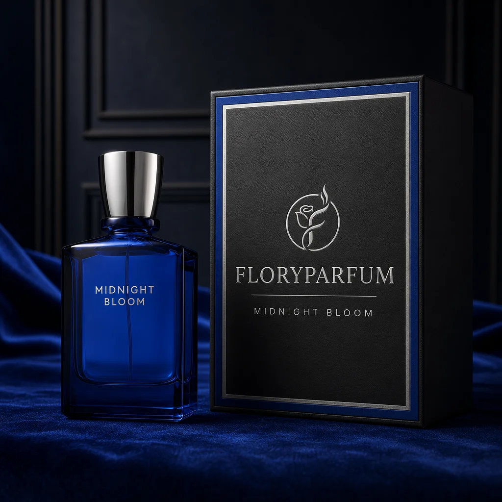 Floryparfum Midnight Bloom conceptual gift box visual