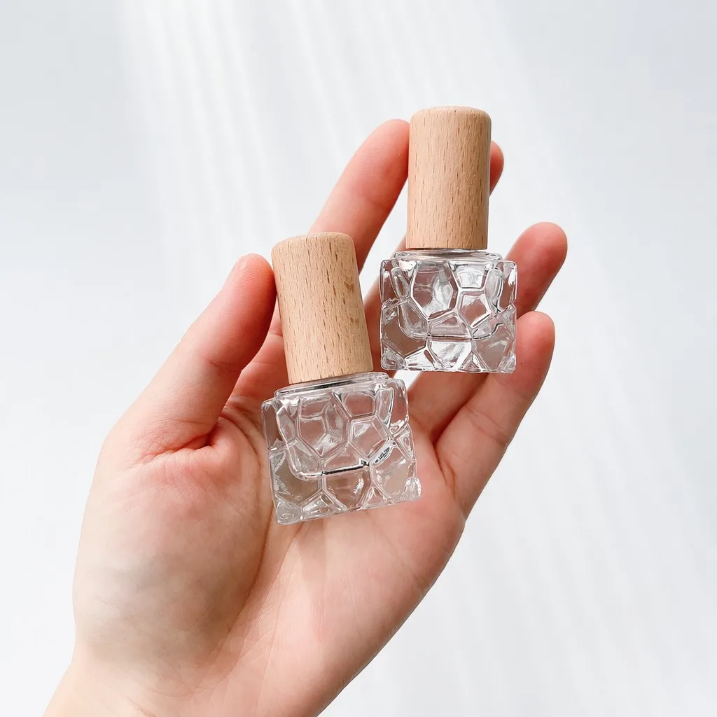 Water Cube Glass Perfume Bottle