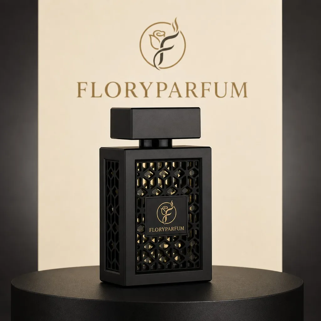 FLORYPARFUM aromatic woody fragrance in a refined brand setting