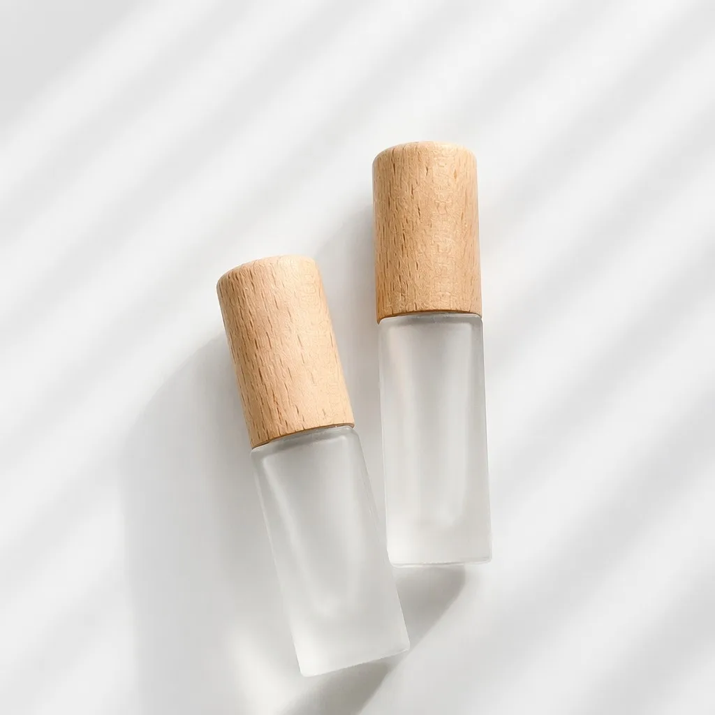 Classic Cylindrical Glass Perfume Bottle