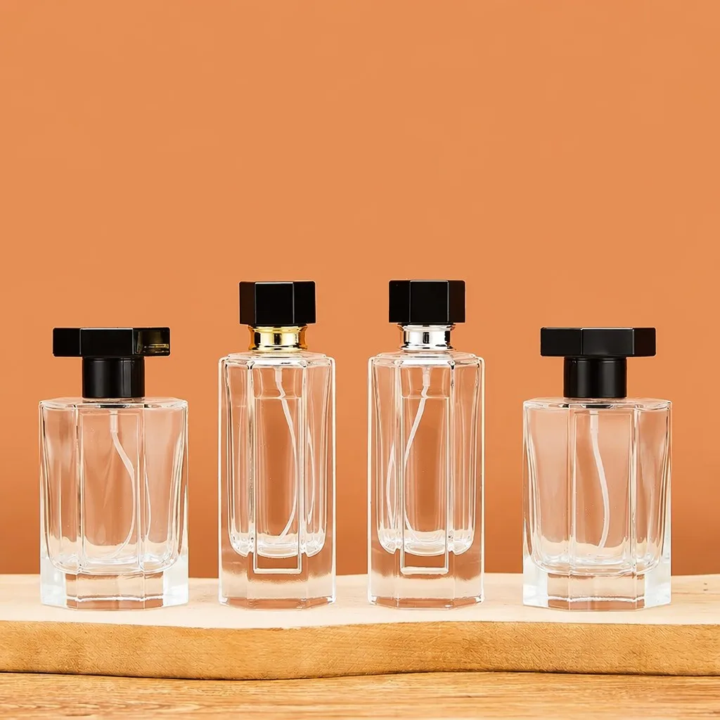 Main Image 1 - Hexagonal Glass Perfume Bottle