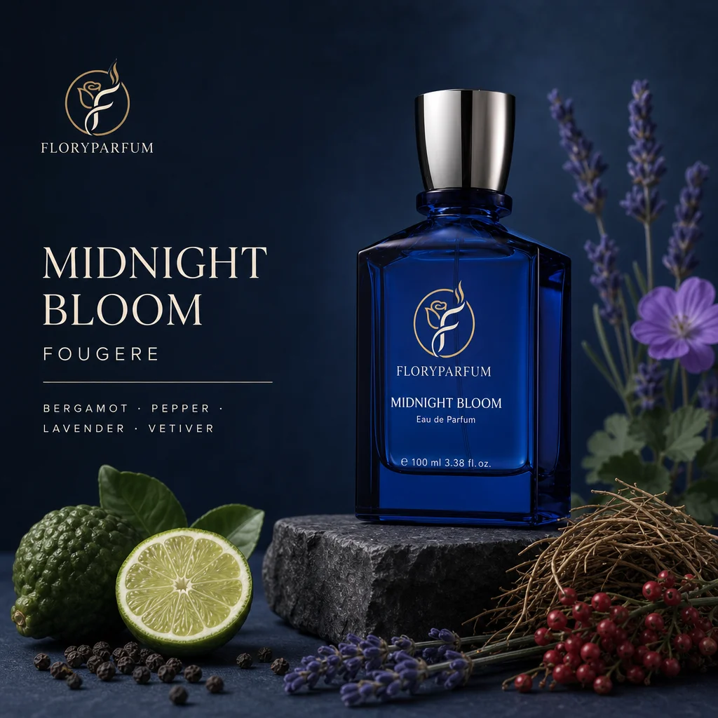 Floryparfum Midnight Bloom fougere fragrance scene