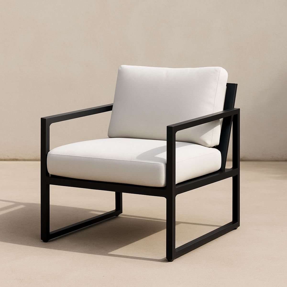 Kerti szék alumínium kerettel és poliészter párnákkal