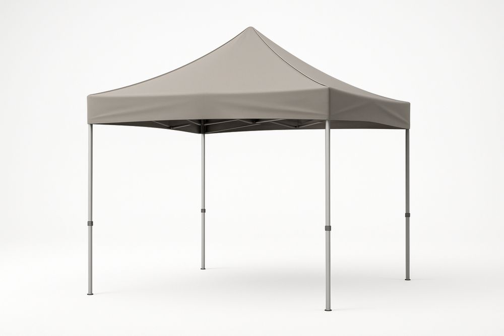 Összecsukható kültéri sátor 3x3m alumínium keret szürke-Nidchiari