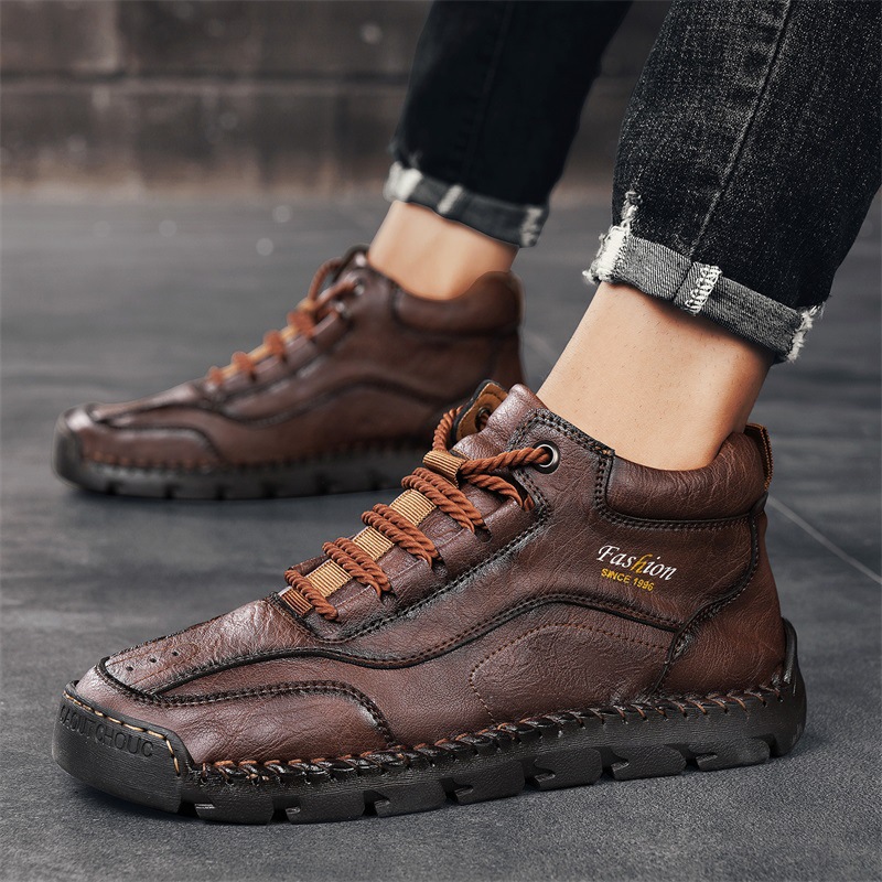 đ„Today 90% offđ„Men's handmade genuine leather soft-soled orthopedic shoes with arch support.