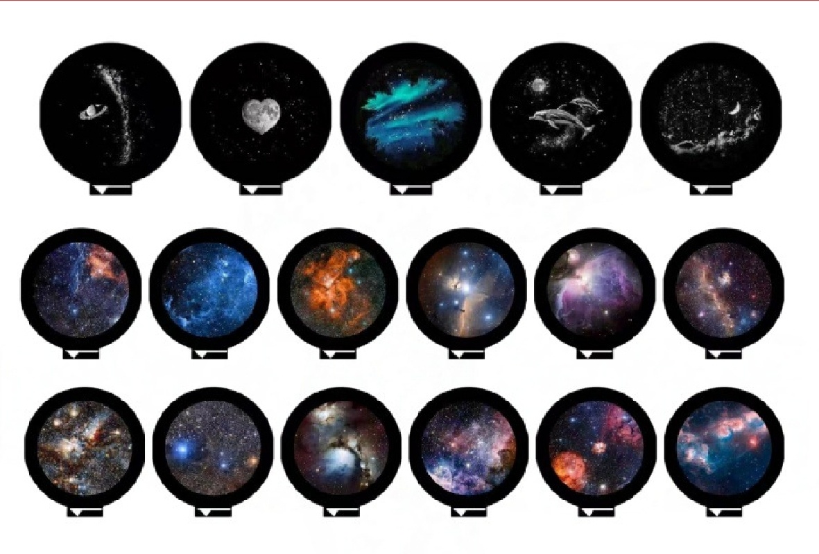 🥳🥳USB-s galaxis és hold éjszakai fény projektor