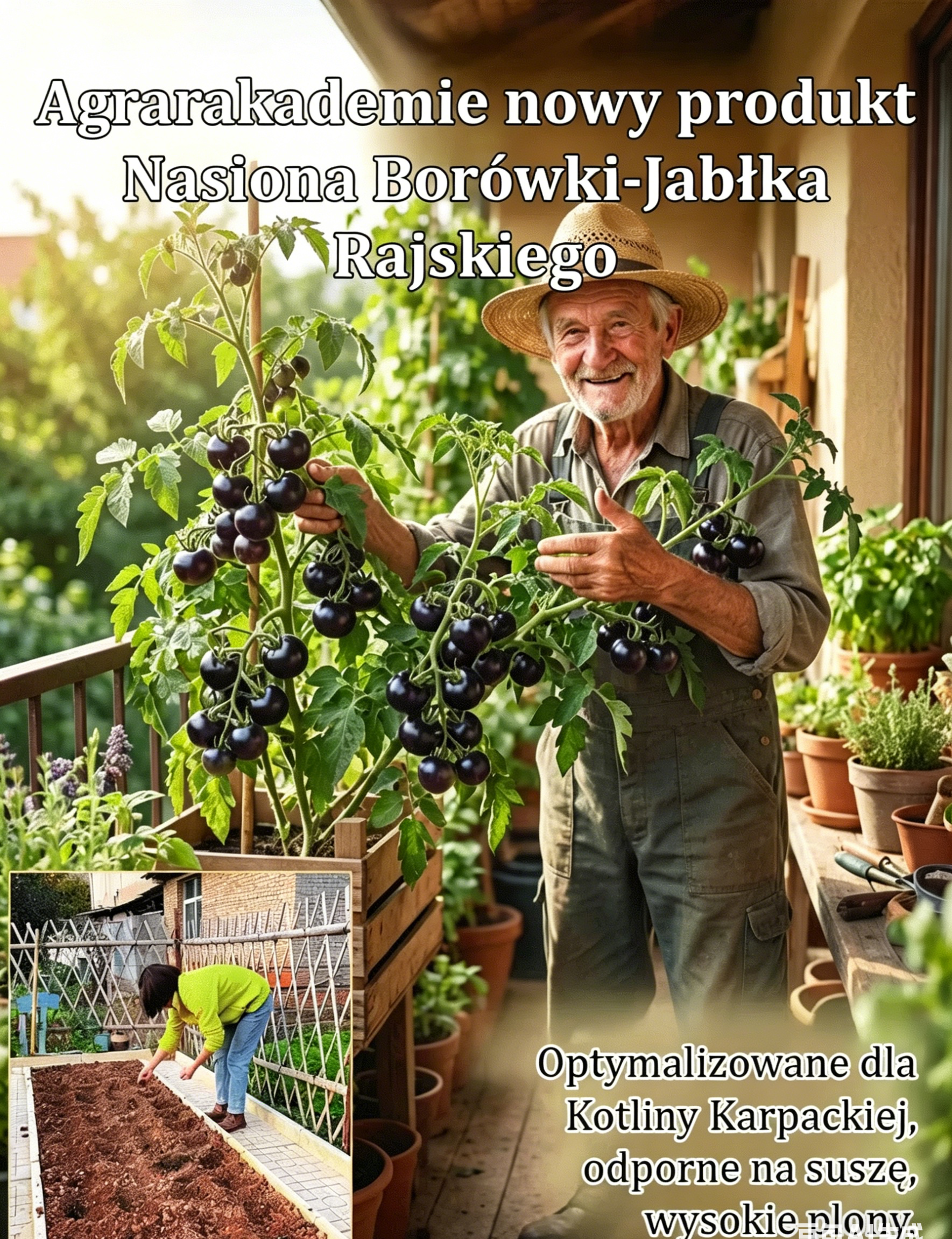 【Új fajta a Mezőgazdasági Intézettől】Bogyósparadicsommagok (100 mag csomagonként)