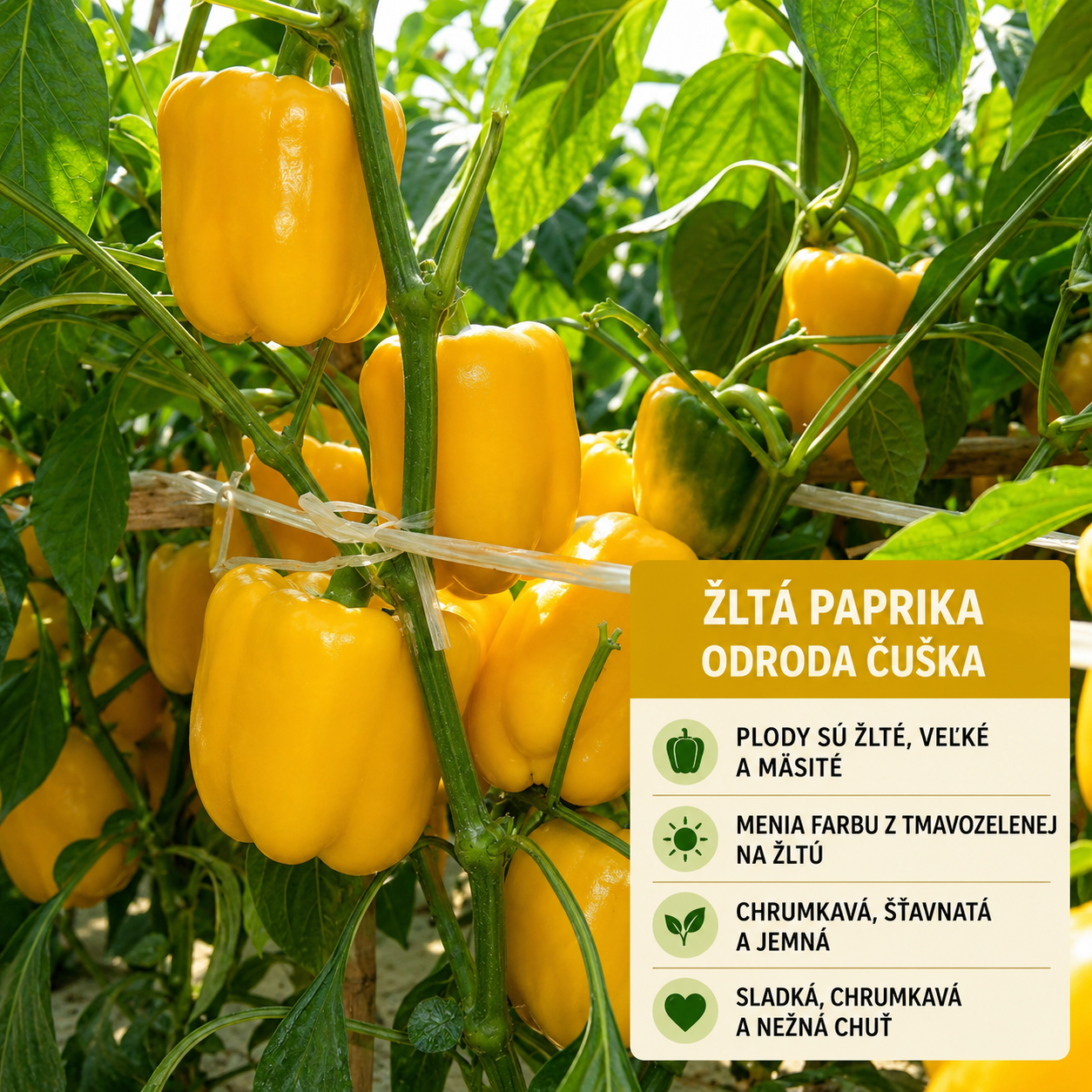 🌶️Semená sladkej papriky | Dúhové plody z Božej záhrady: Pestujte si balkánske chute doma (50 tabliet/balenie)