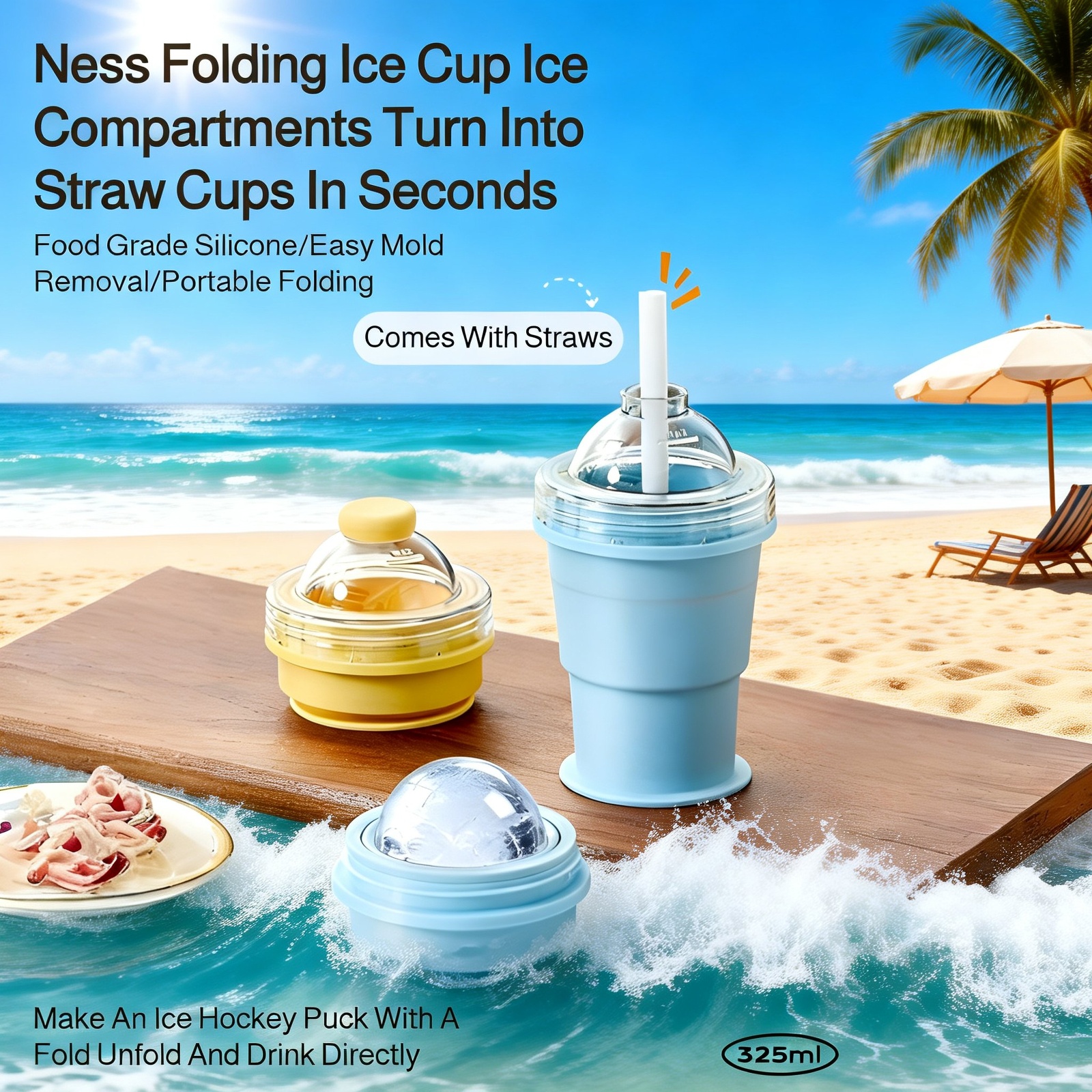 Portable Foldable Ice Hockey Cup