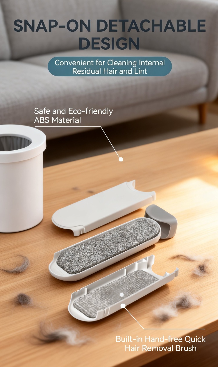 Electrostatic brush for clothes and household fabrics