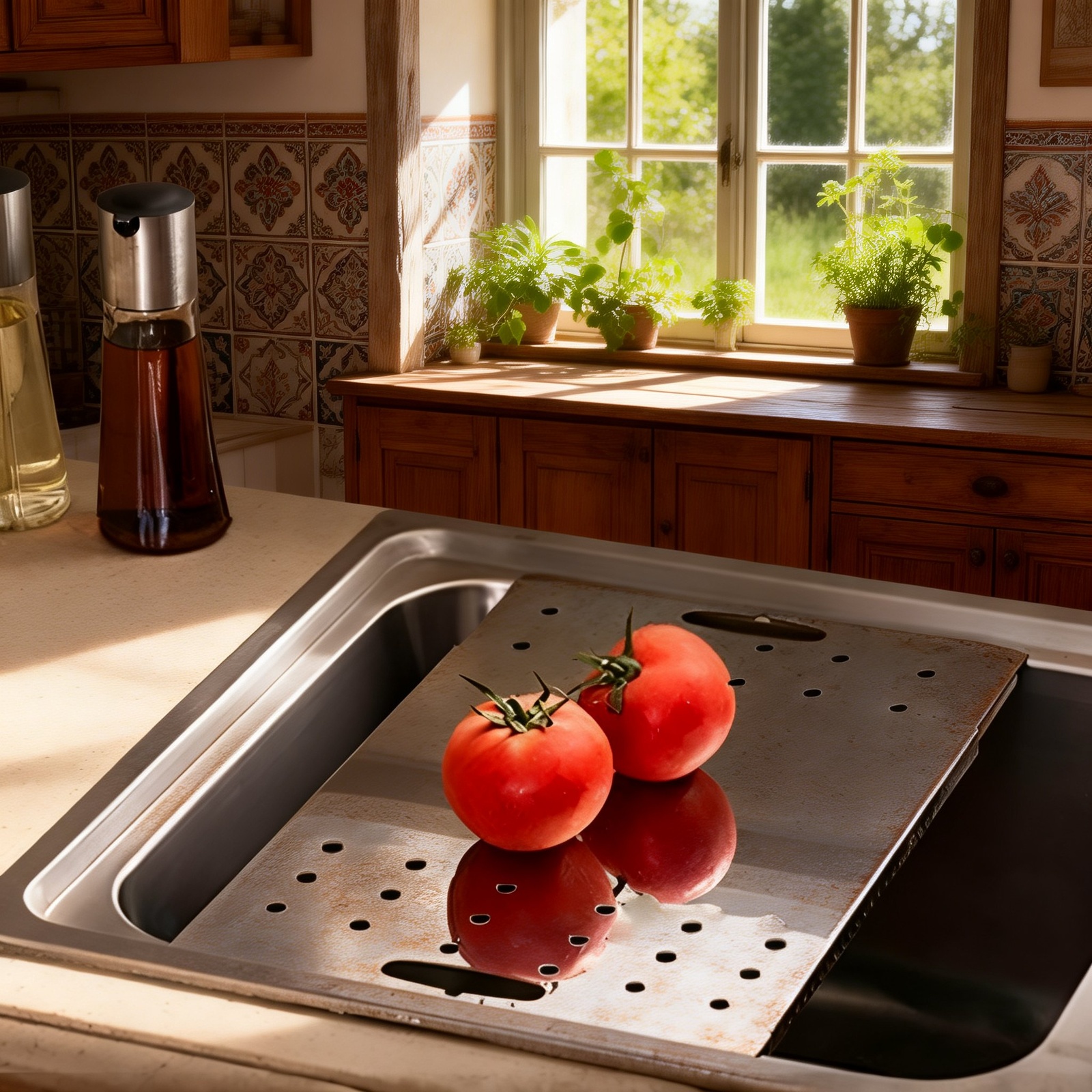 Space-saving kitchen draining rack design
