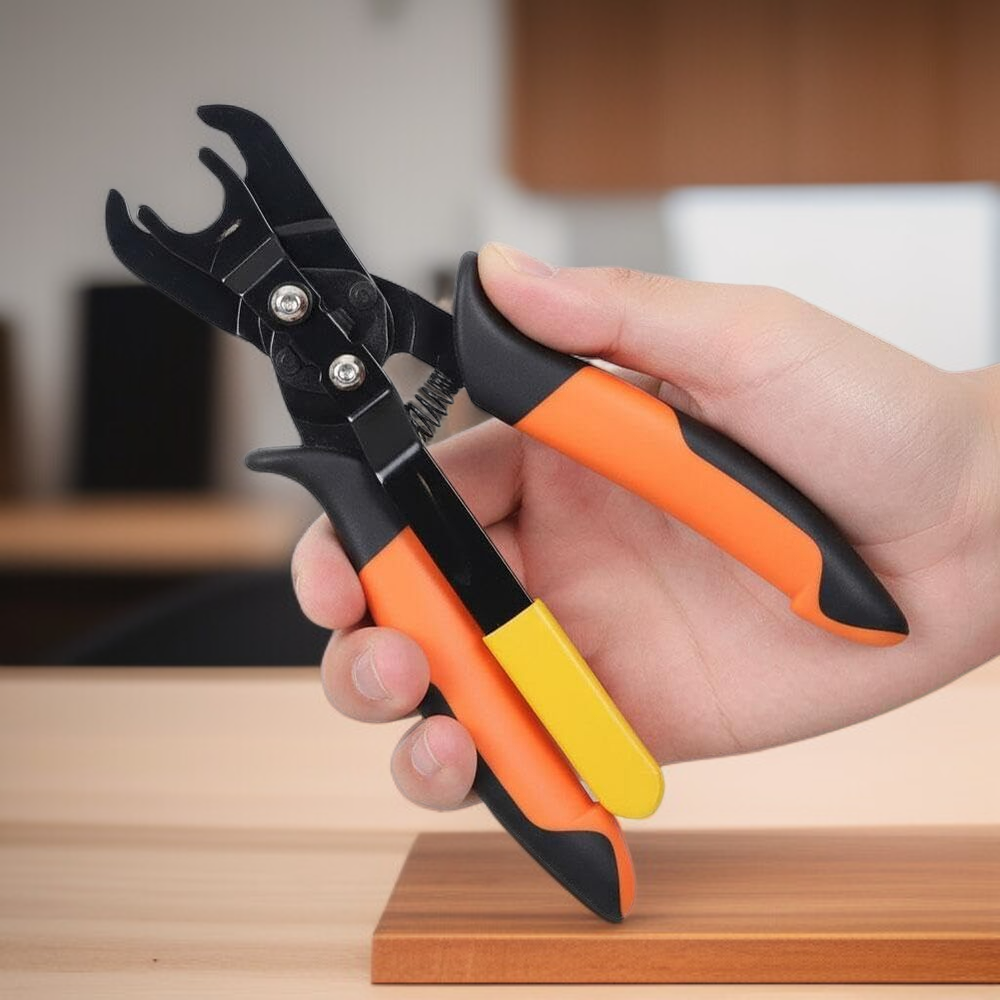 Workshop using air hose connector removal pliers