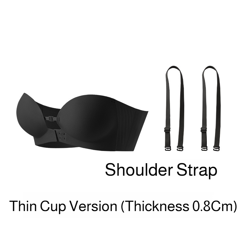 👙Seamless Ice Silk Bra | 1-Sec Front Clasp  | Invisible Under Tees | Deep V Push Up❄️