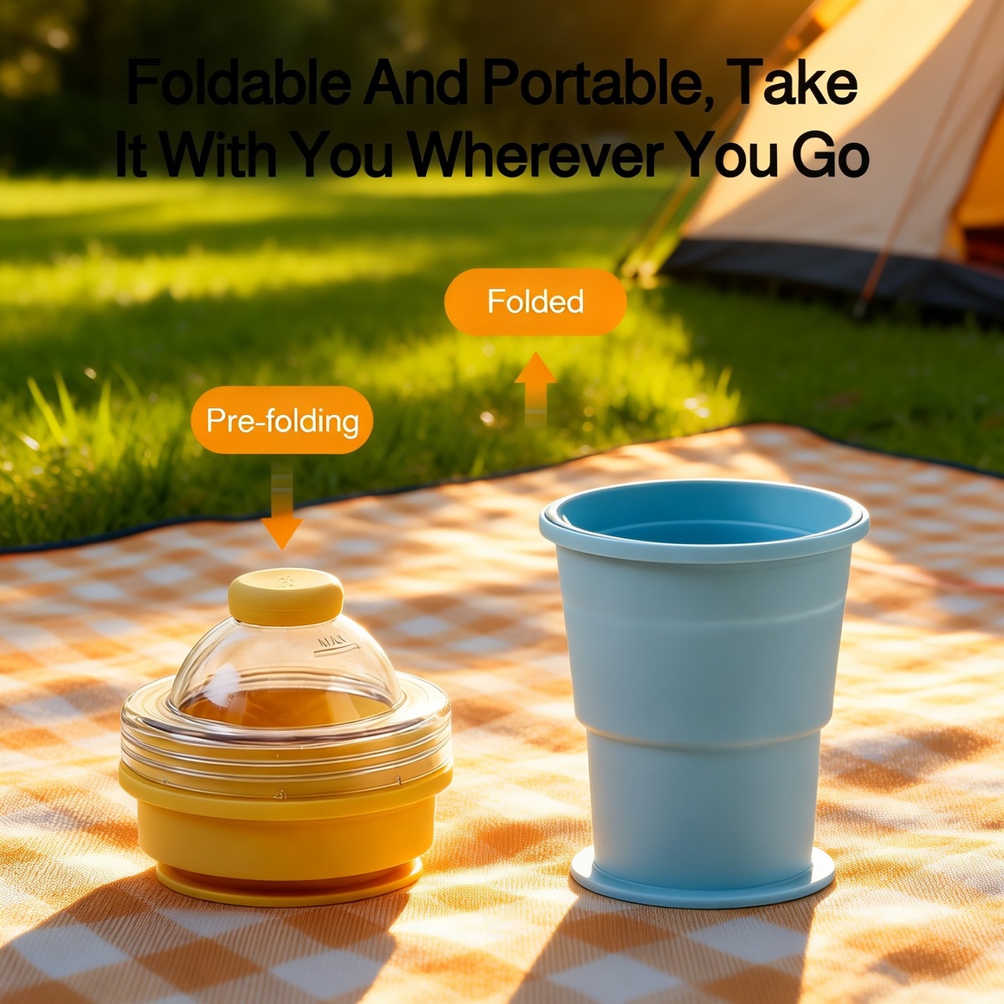 Portable Foldable Ice Hockey Cup