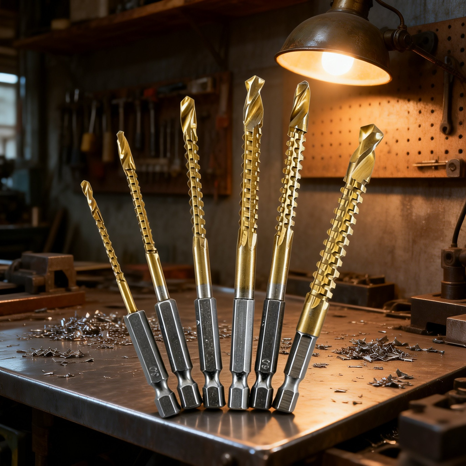 Multi-purpose wood drill bit detail view