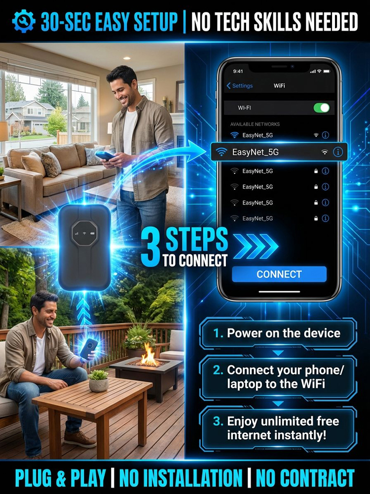 🚀 Global Satellite Wi-Fi | No Monthly Fees | 500Mbps Speed | No SIM Needed | Connect 30 Devices | One-Time Payment | 50% OFF Today ⚡