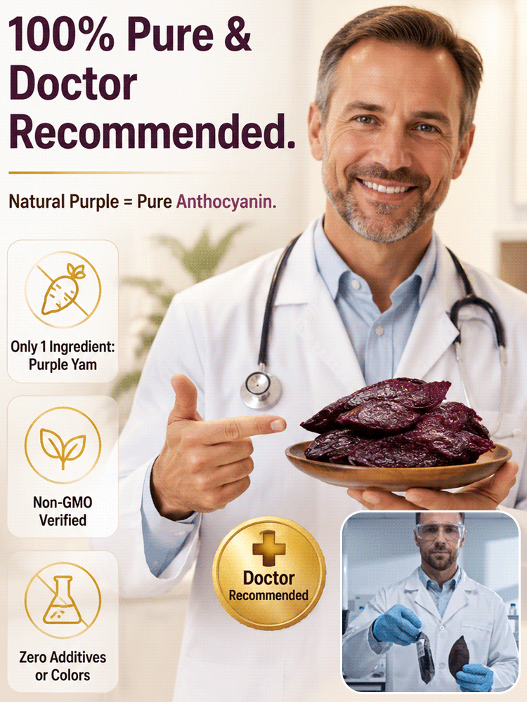 ✨ [Available Only 30 Days/Year] ✨ Premium Central Valley Organic Purple Yam Strips triple-steamed for the ultimate soft and chewy texture 🍠