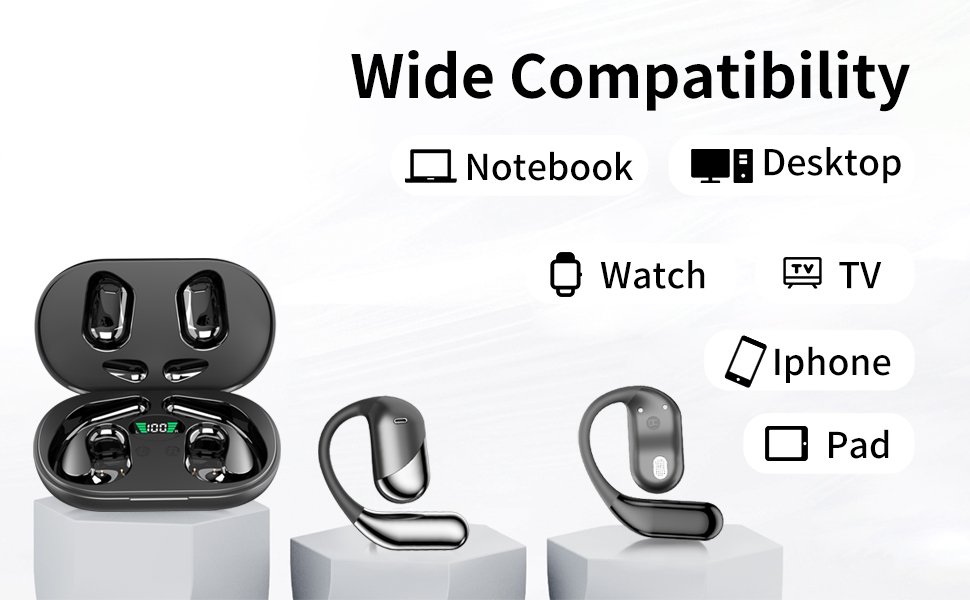 Open Ear Bluetooth 5.4 Headphones