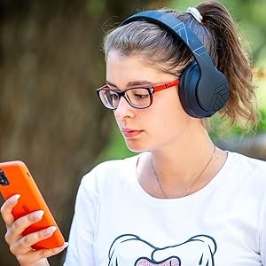 wireless and wired headphones over ear headset with bluetooth wired headphones with microphone