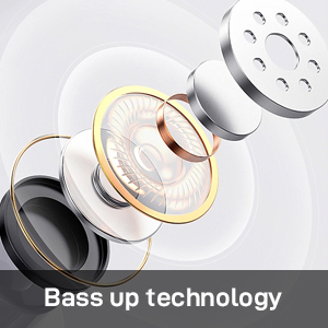 40mm bass up technology