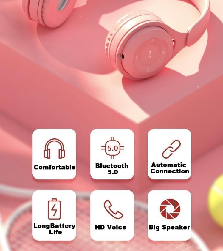 Upgraded hybrid noise reduction foldable Bluetooth headset