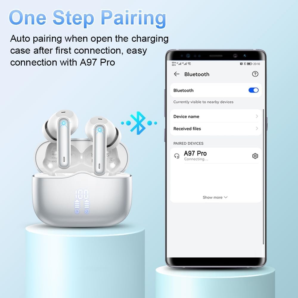 Wireless Bluetooth 5.4 In-ear Headphones