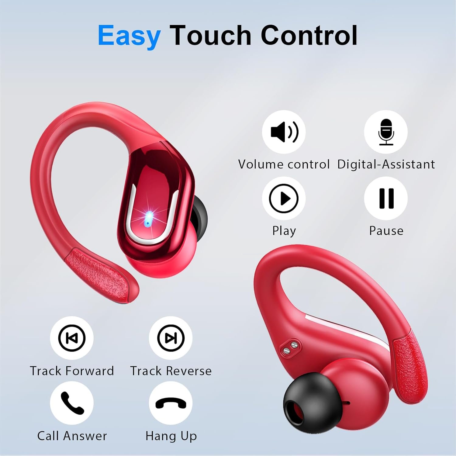 IP7 Waterproof with ENC Noise Cancelling Mic Bluetooth Earbuds
