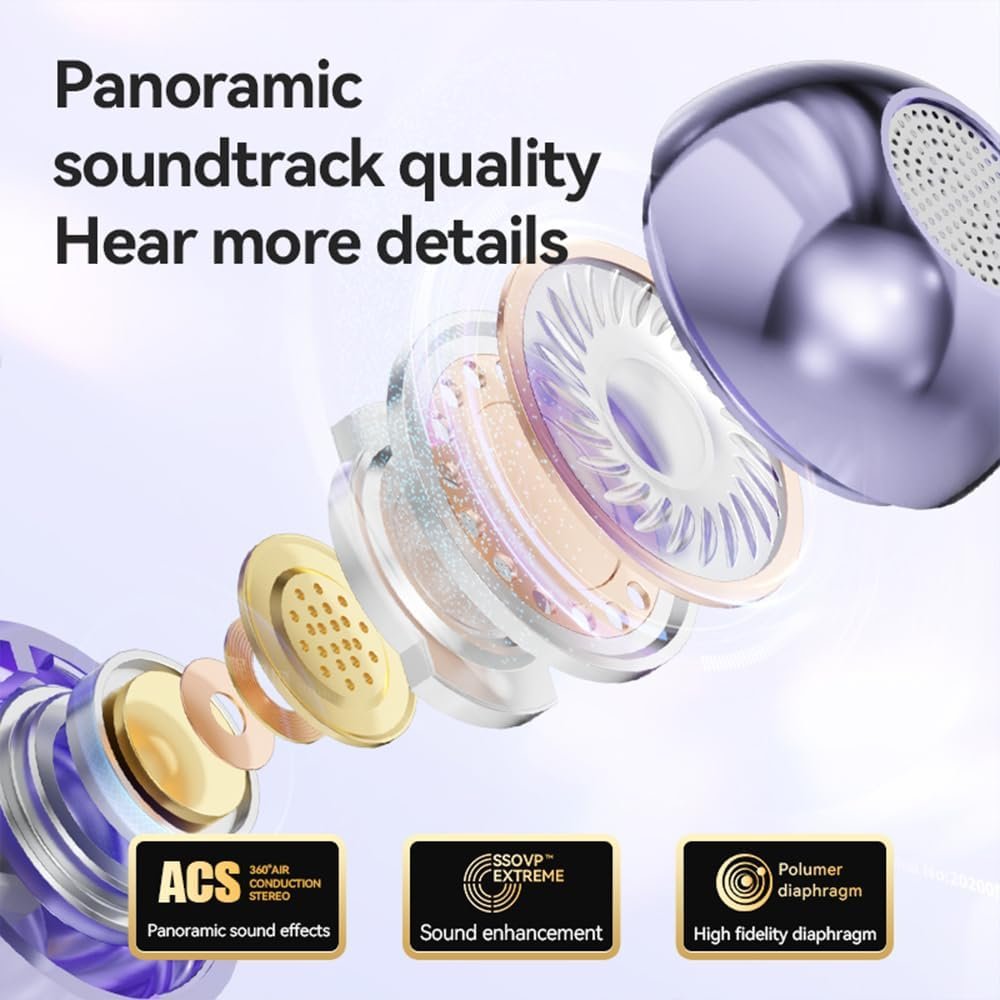 Wireless Bluetooth 5.4 Lightweight Open Earphones