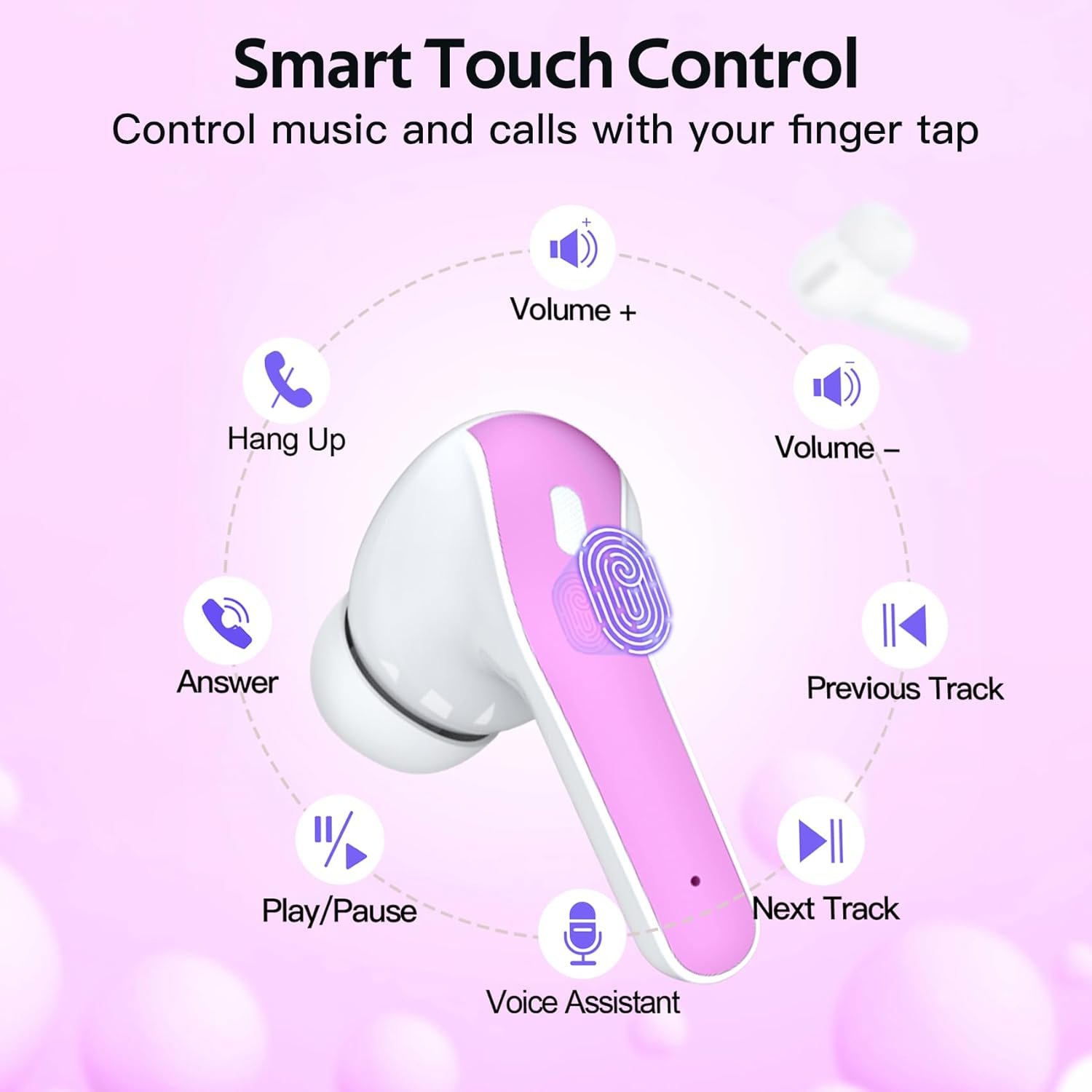 IPX5 Waterproof In-ear Wireless Bluetooth Headphones