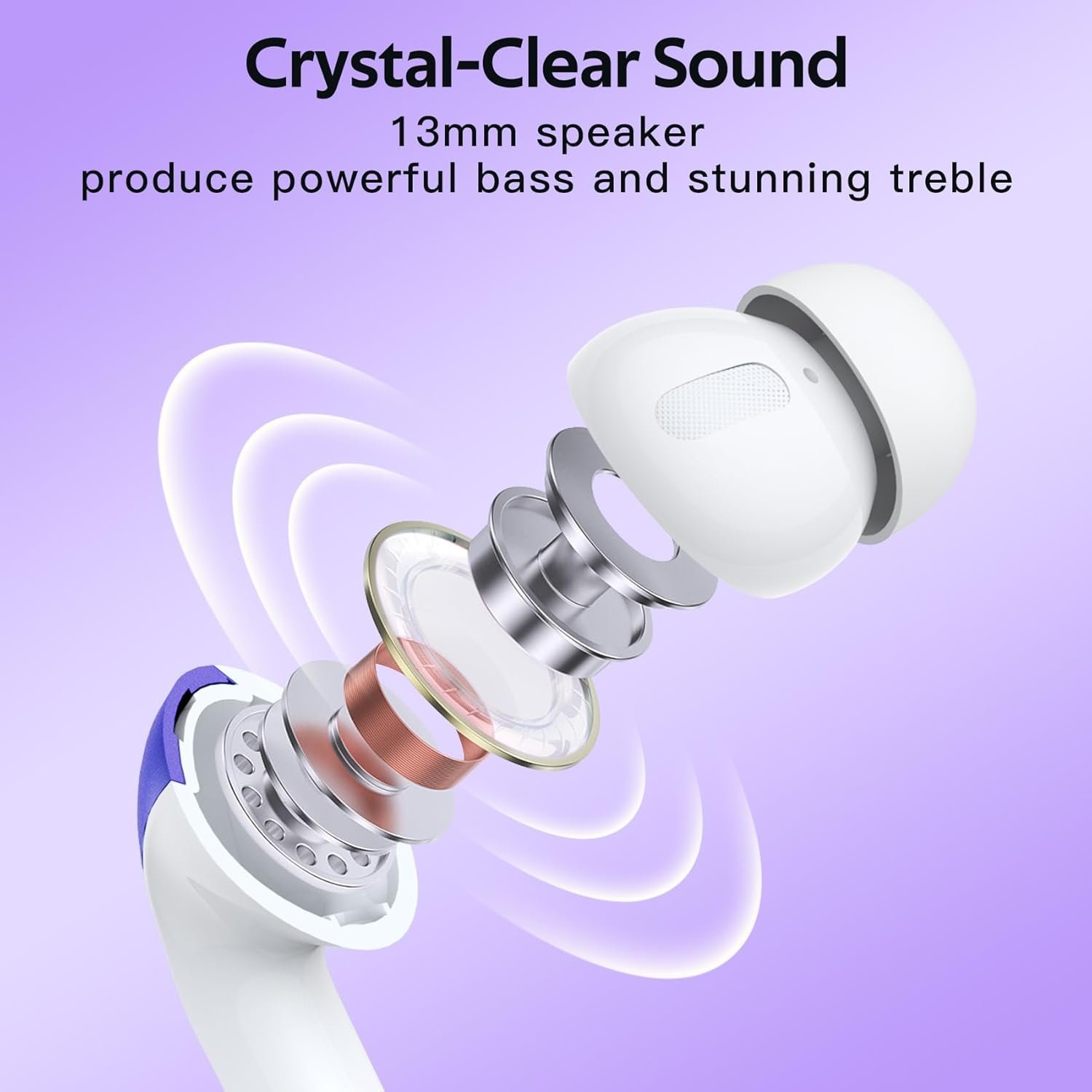 IPX5 Waterproof In-ear Wireless Bluetooth Headphones