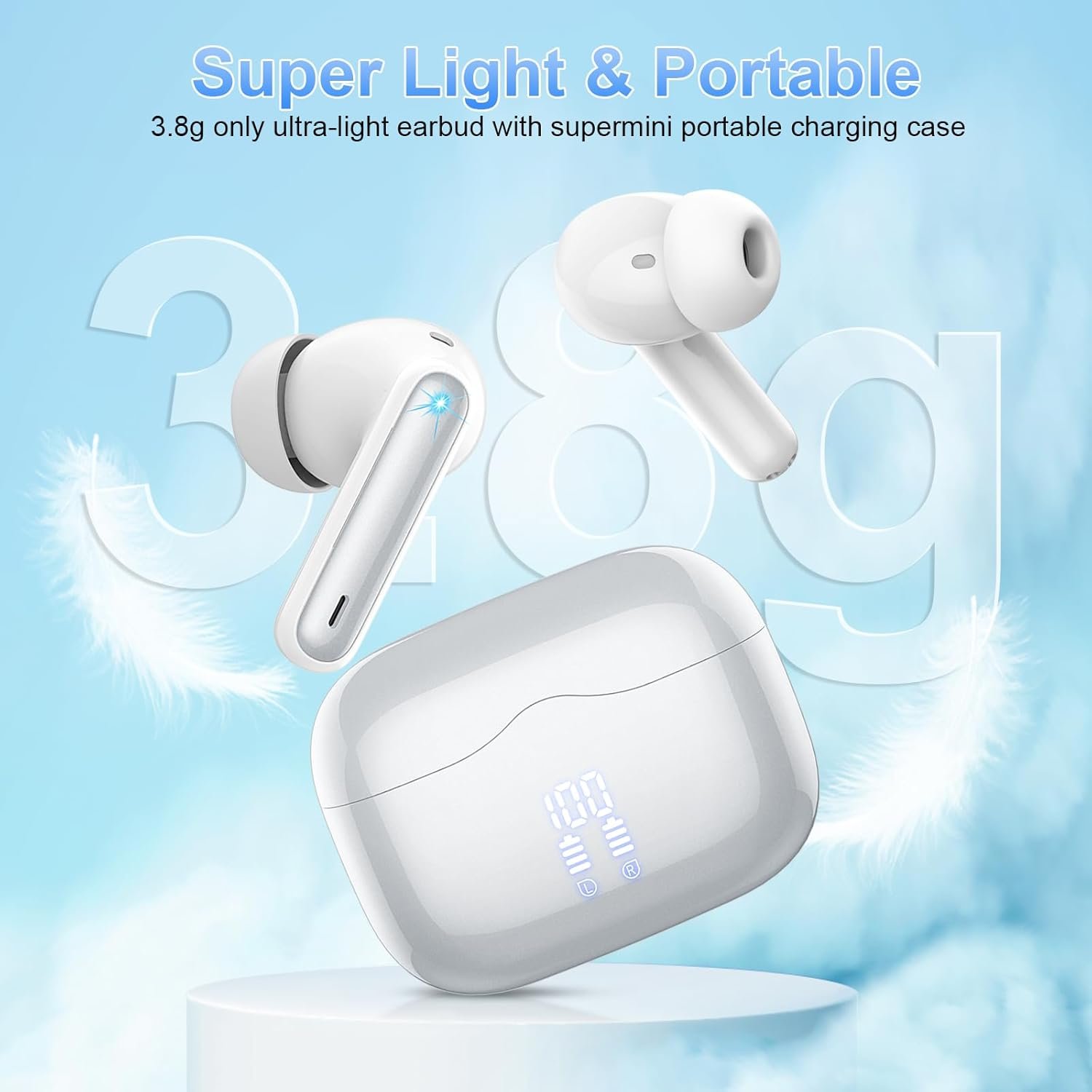 Wireless Bluetooth 5.4 In-ear Headphones